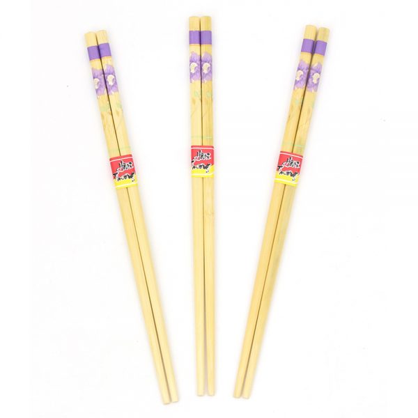 Đũa tre in bông 5d trắng