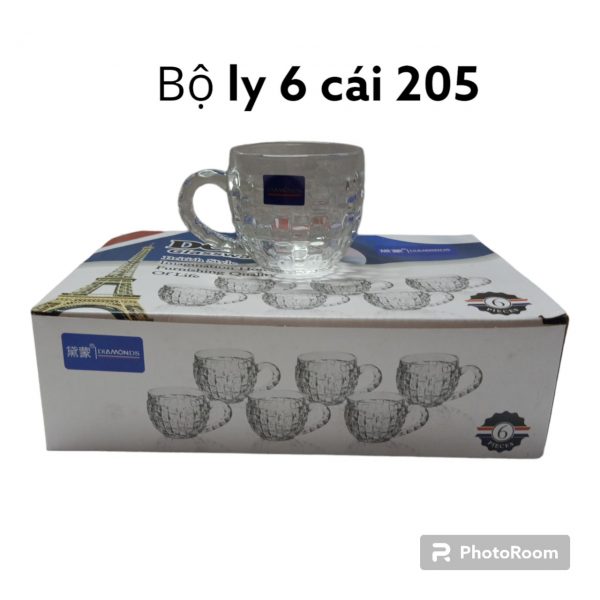 bộ ly 6 cái 205