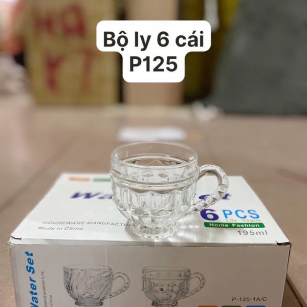 bộ ly 6 cái P125
