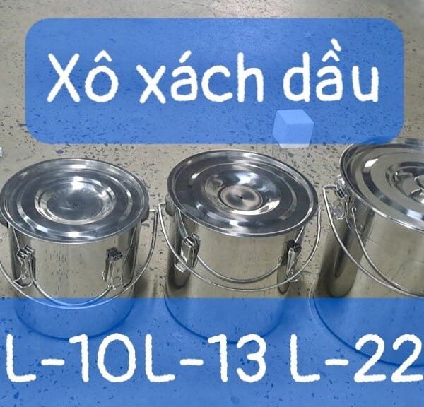 xô xách dầu