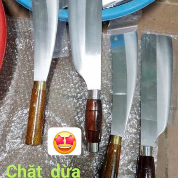 dao chặt dừa